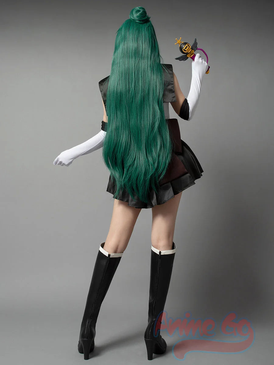 Sailor Pluto Cosplay Costume for Women | Anime Dress & Wig Options