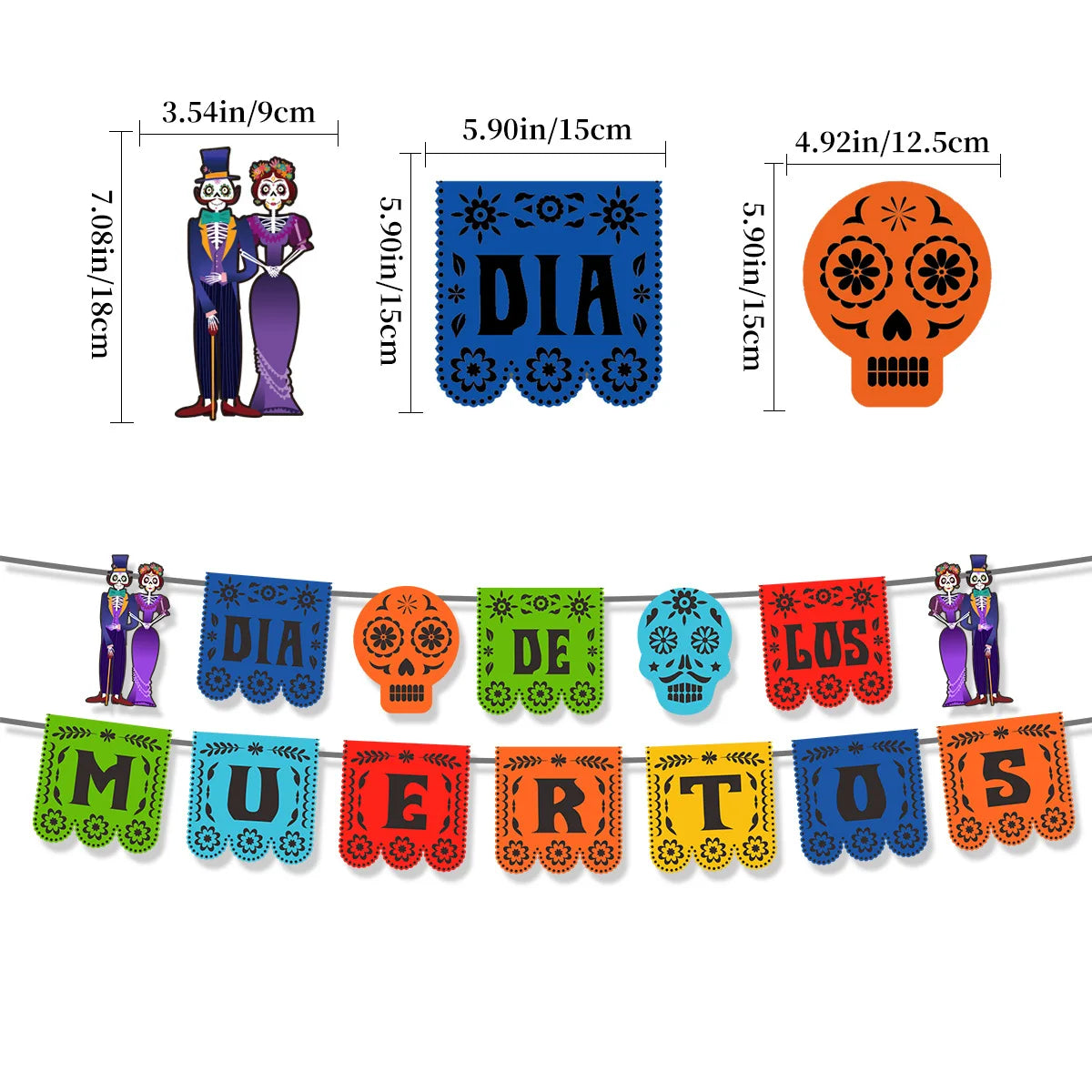 Day of the Dead Skull Party Tableware Set - product image 37