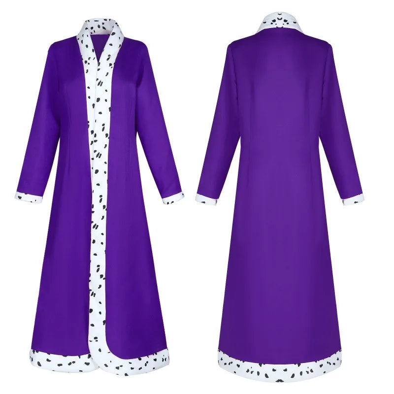 The Amazing Digital Circus Kinger Cosplay Costume Purple Red Long Robe for Adults Kids Fantasy Halloween Cloak - product image 4