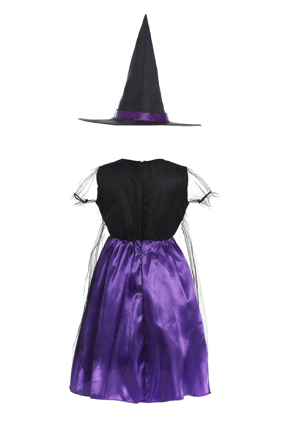 Kids' Vampire Fantasy Tutu Gothic Feather Halloween Costume - Orange / 51.2 in (130 cm)