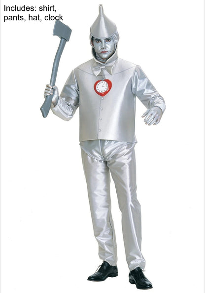 Tin Man Costume Men Kids Funny Metallic Suit Tinman Movie Outfit Robot Cosplay Armor Clown Circus - product image 7