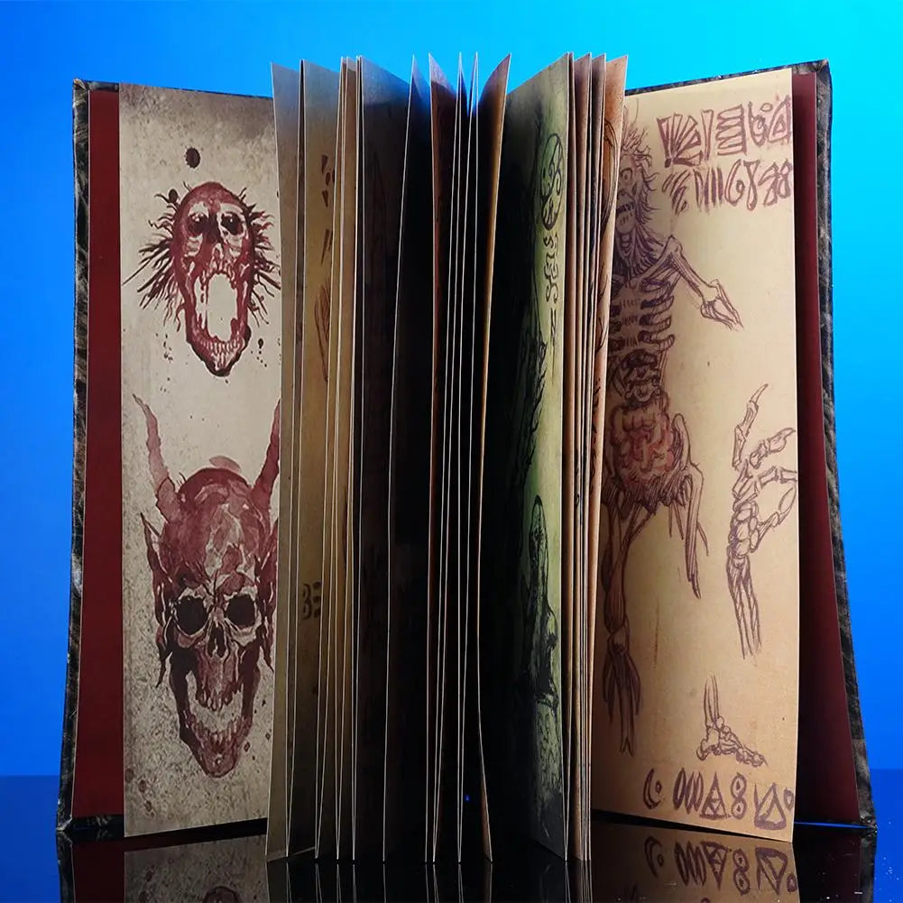 Necronomicon Dark Magic Book Prop Demon Evil Undead Altar Ritual Summon Book Home - View 6