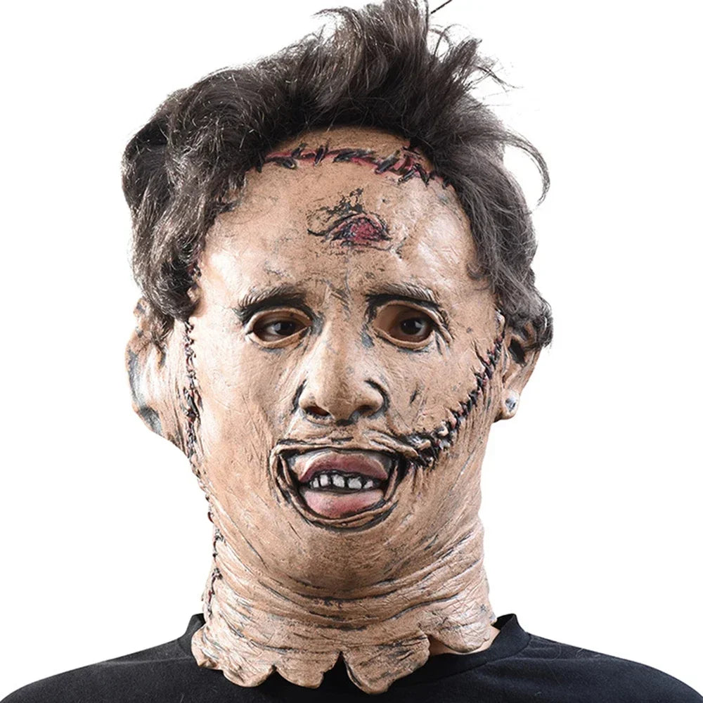 Halloween Horror Party Cosplay Latex Masks Texas Chainsaw Massacre Leatherface Mask Halloween Party - product image 7