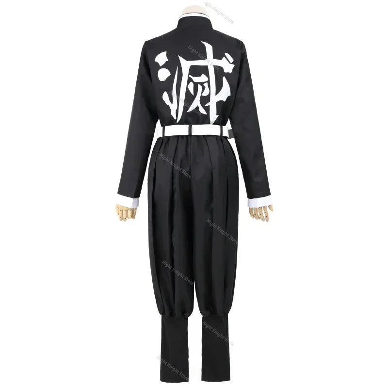 Halloween Anime Demon Moordenaar Kimetsu No Yaiba Iguro Obanai Haori Kimono Cosplay Kostuum Pruik Witte - product image 2
