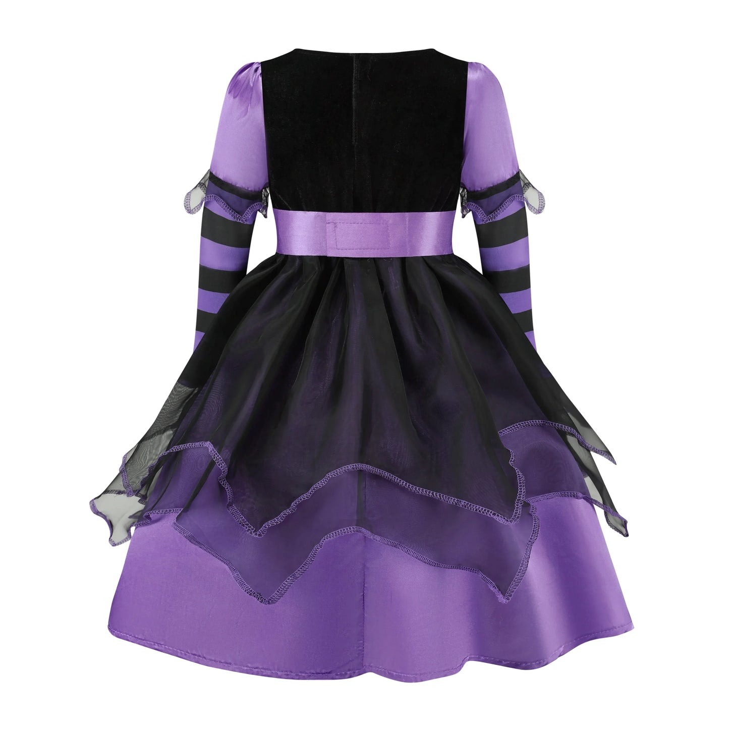 Halloween Vampire Costume for Kids Girls Devil Witch Gothic Ghost Bride Clothes Demon Bride Queen Cosplay - product image 2