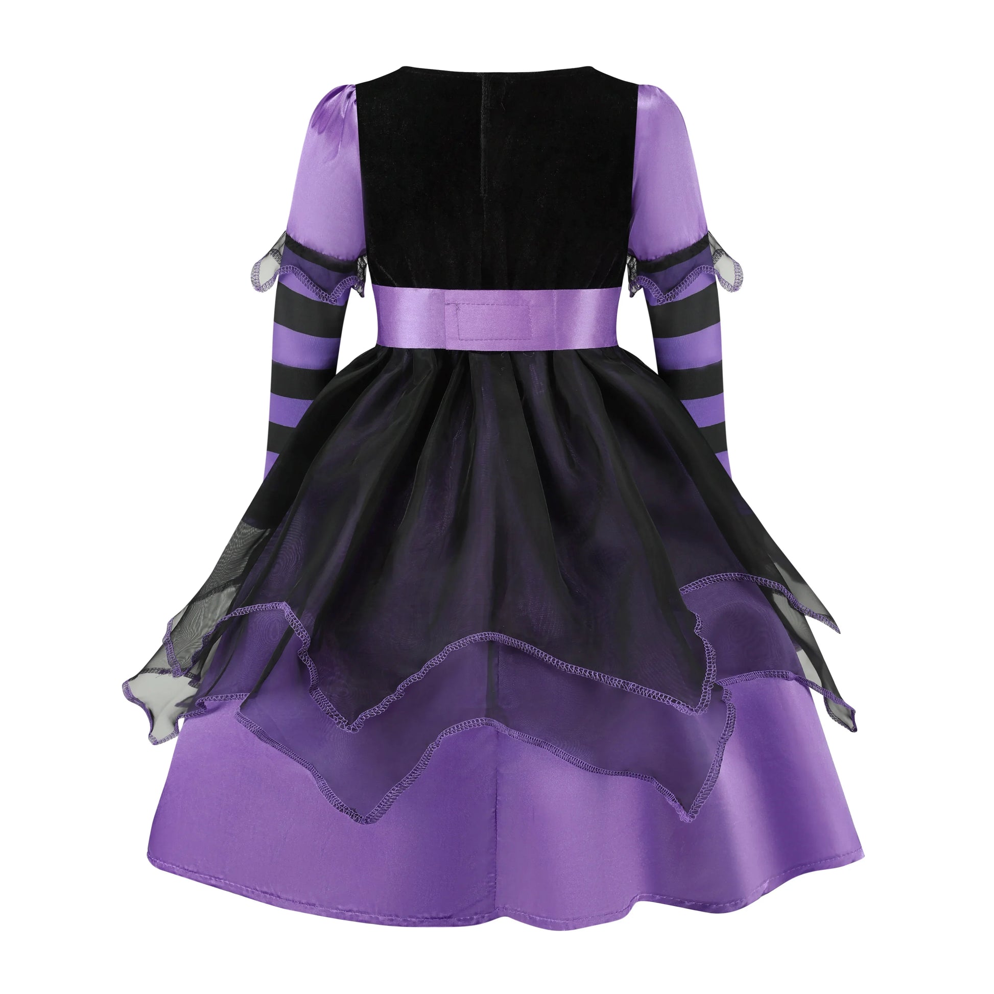 Halloween Vampire Costume for Kids Girls Devil Witch Gothic Ghost Bride Clothes Demon Bride Queen Cosplay - product image 2