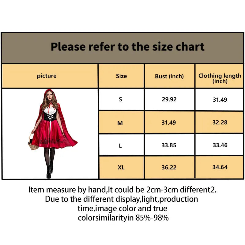 Adult Red Hooded Fairytale Costume Cape - view 6