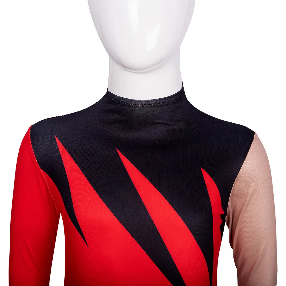1997 Superstar Wrestler Costume Kids Inferno Wrestler Cosplay Halloween Suit Jumpsuit Bodysuit Mask