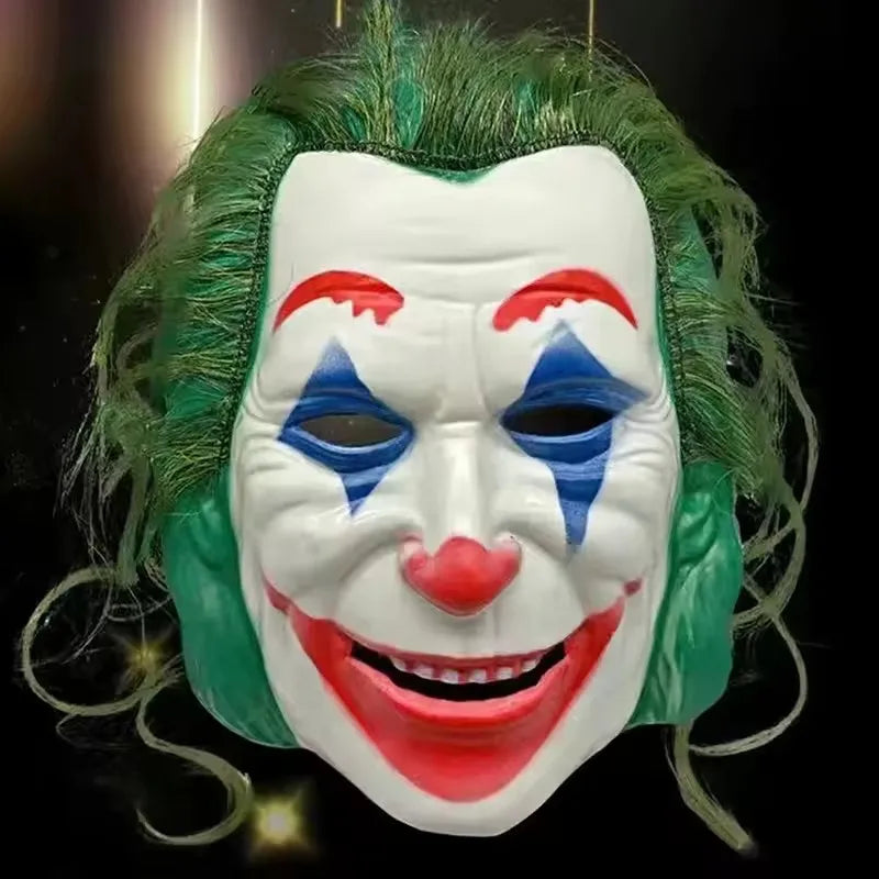Halloween Joker Mask Costume Clown Costume Props Full Face Terror Decoration Costume - View 5