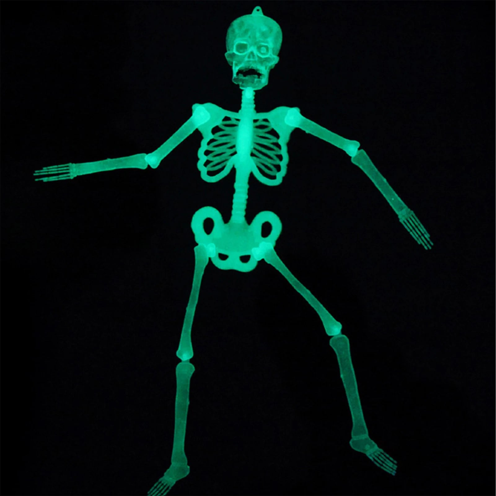 Glowing Skeleton Halloween Decor 32cm Scary Haunted House Props for Party - product image 4