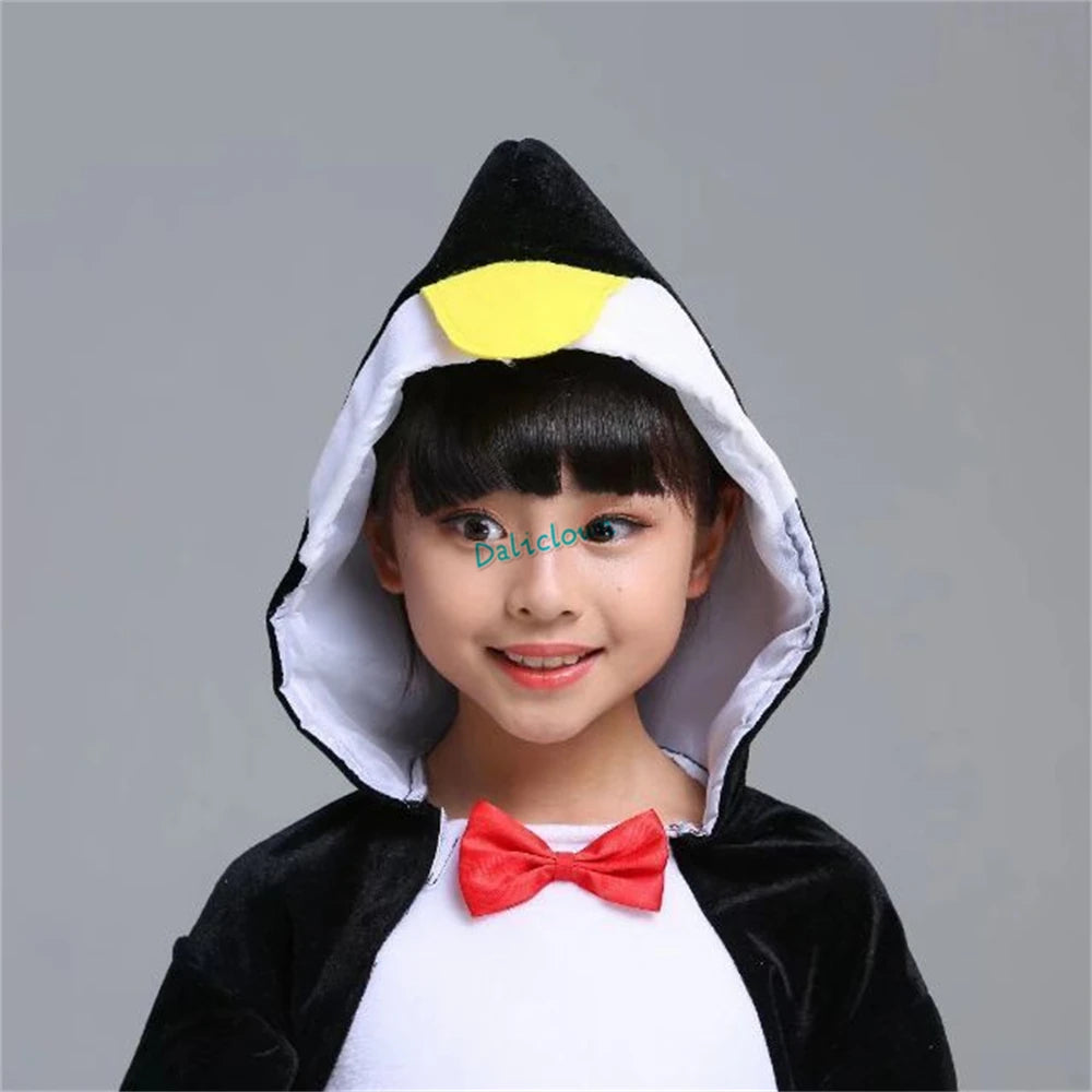 Penguin Halloween Costume Baby Kids Toddler Infant Boys Girls Animal Cosplay Carnival Birthday Party Outfit - product image 4