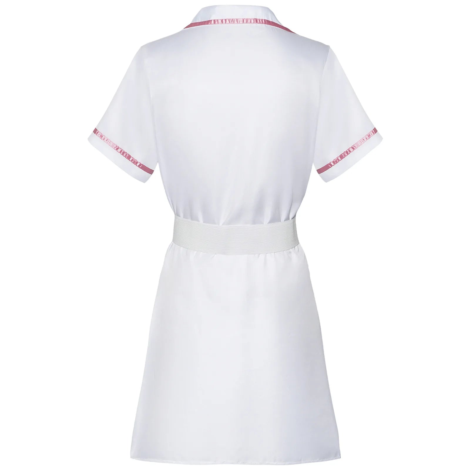 Dark Clown Costume Horror Nurse Costume Super Villain Cosplay Dress Belt Pocket Watches - suits / S
