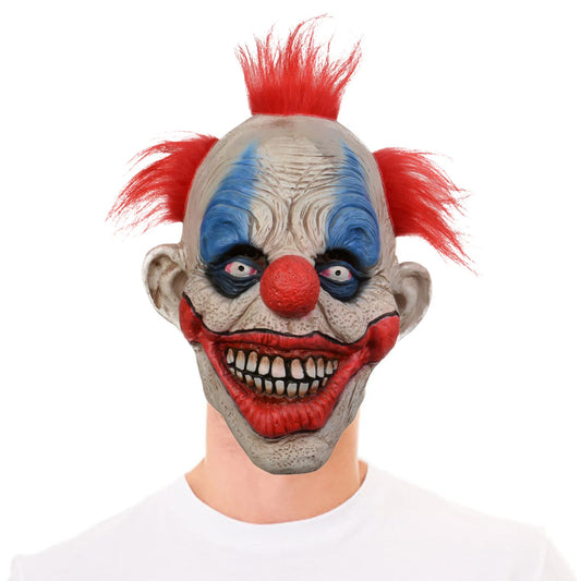 Halloween Mask the Clown Face Cover Horror Latex Clown Face Evil Clown Costume Accessories - Red / spain