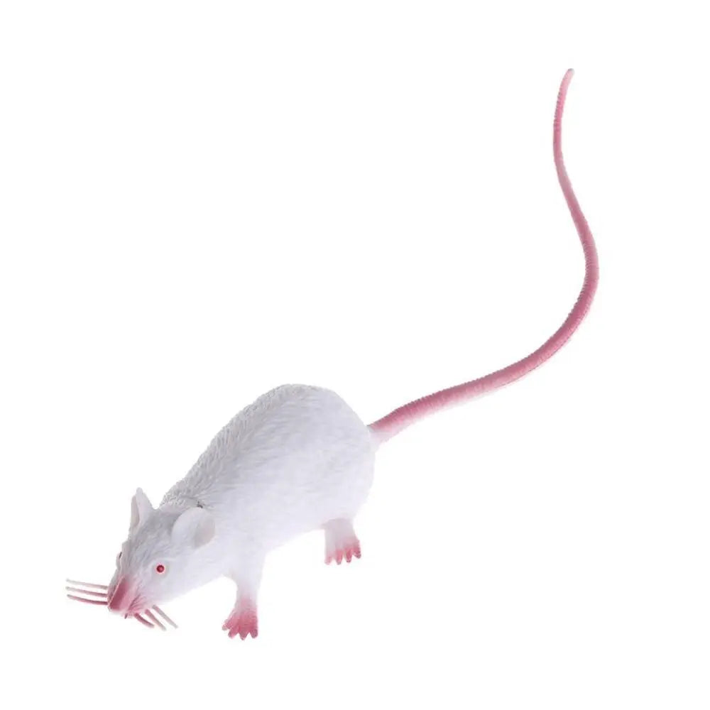 Fake Small Rat Lifelike Mouse Model Prop Scary Trick Prank Toy Horror Halloween Party Decor Practical Jokes Novelty Funny Toys