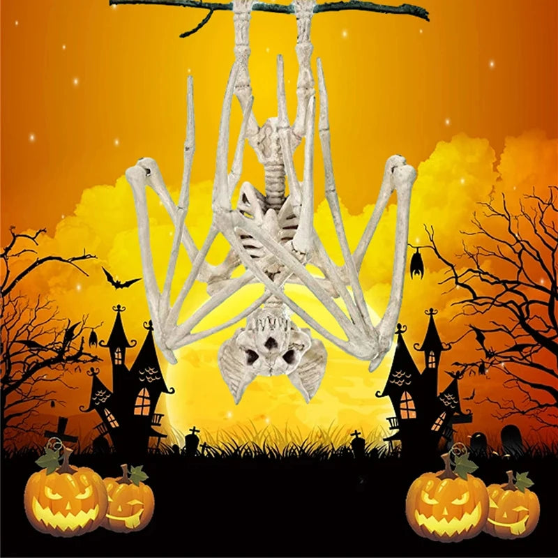 1PC Horror Bats Skeleton Model Festival Creepy Simulated Bat Skeleton Decoration - alternate view 5