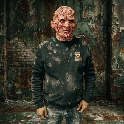 Realistic Scarred Mutant Latex Mask Horror Halloween Costume Full Head Creepy Monster - View 2