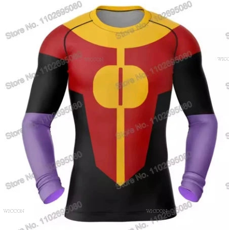 Halloween Plus Size Invincible Viltrumite Superhero Costume Full Costumes and Sets Short - A07 / XL