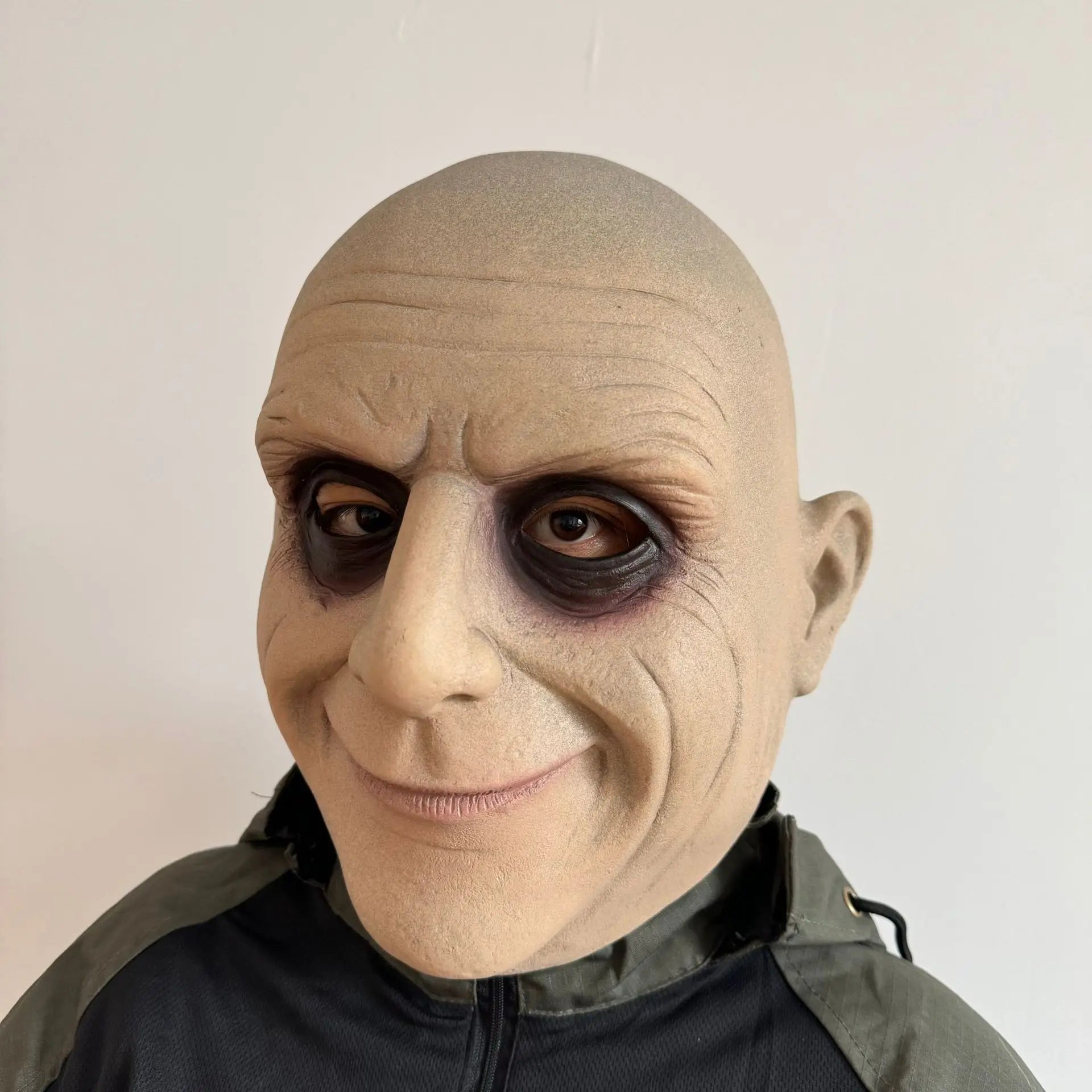 Cosplay Masks Latex Wednesday Uncle Fester Full Head Halloween CostumeParty