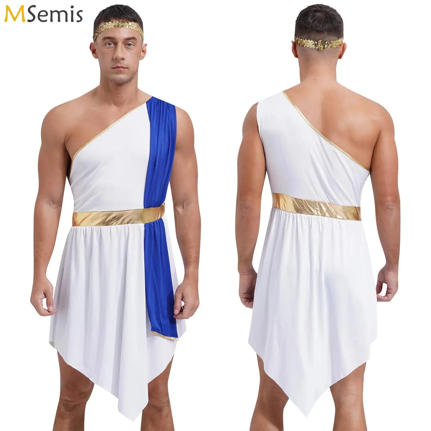 Men's Medieval Roman Greek Knight Warrior Ancient Costume