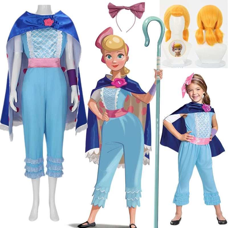 Bo Peep-Inspired Toy Story 4 Costume – Adult, Kids & Wig Options