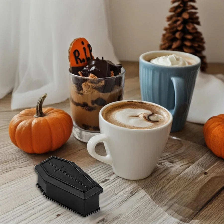 6/12pcs Coffin Halloween Box Prank Ornament Plastic Candy Gift Treat Box Party - product image 6