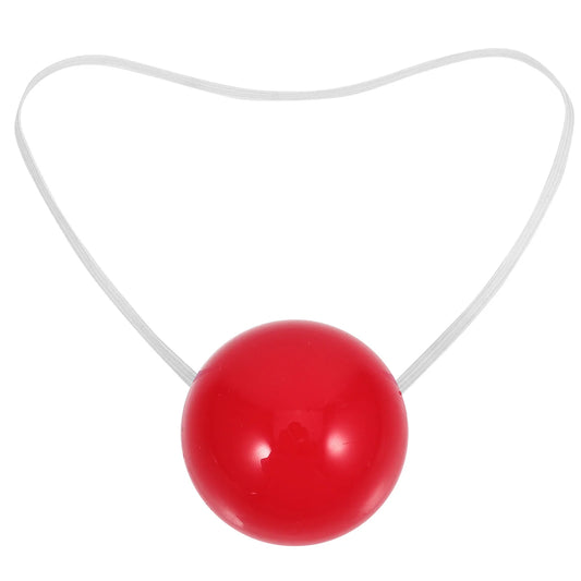 Red Light Up Clown Nose Flashing Blinking Glowing Nose Prop for Halloween Circus Costume - Multi