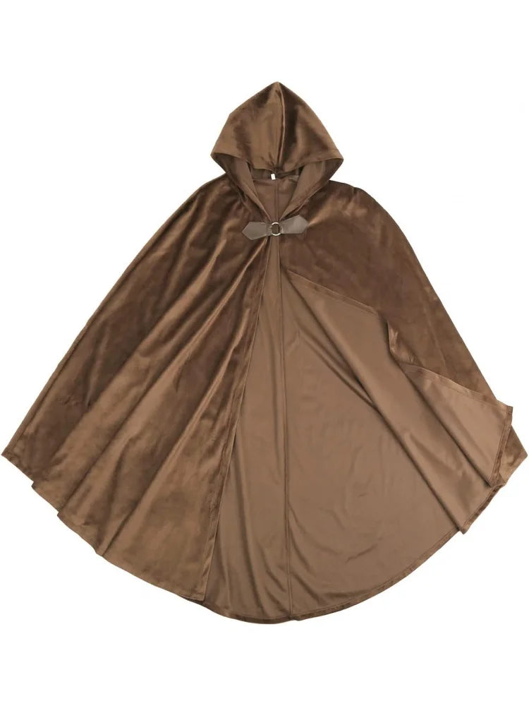 Medieval Victorian Velvet Hooded Halloween Cape - product image 5