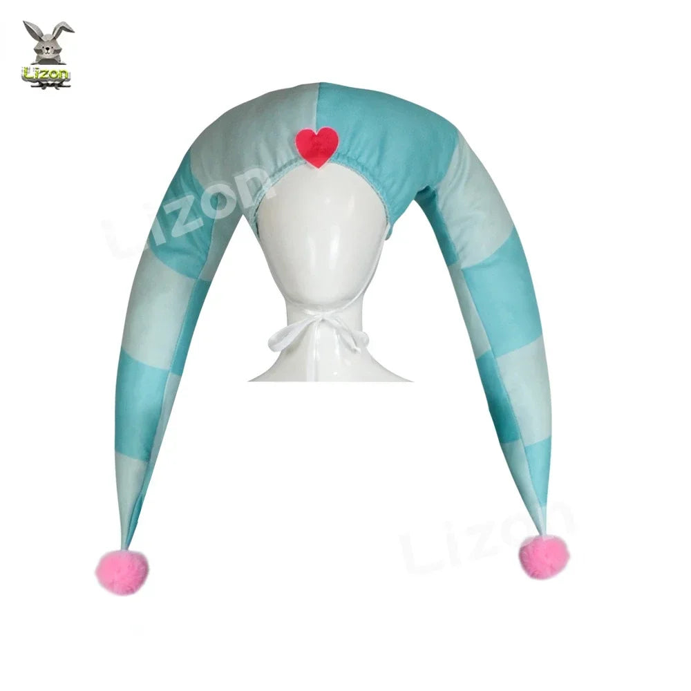 Fizzarolli Costume Tops Pants with Hat Neckwear Gloves Full Set Halloween Costume Suit - Tail / L