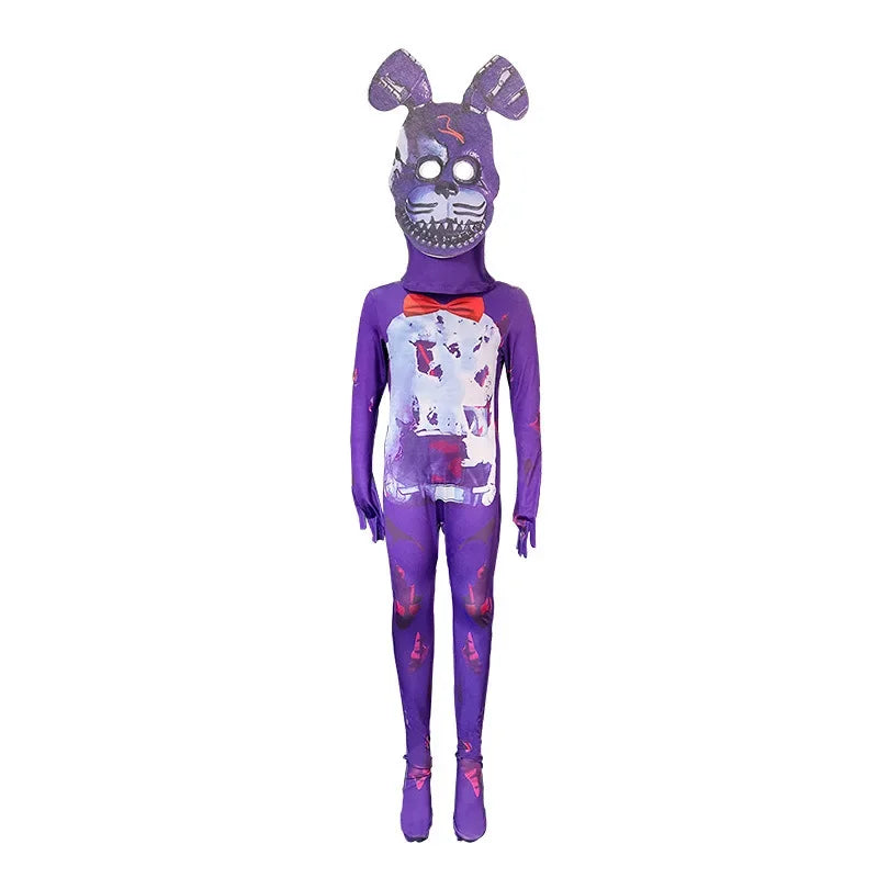 Kids' FNAF-Inspired Halloween Costumes – Freddy & Nightmare Character Designs