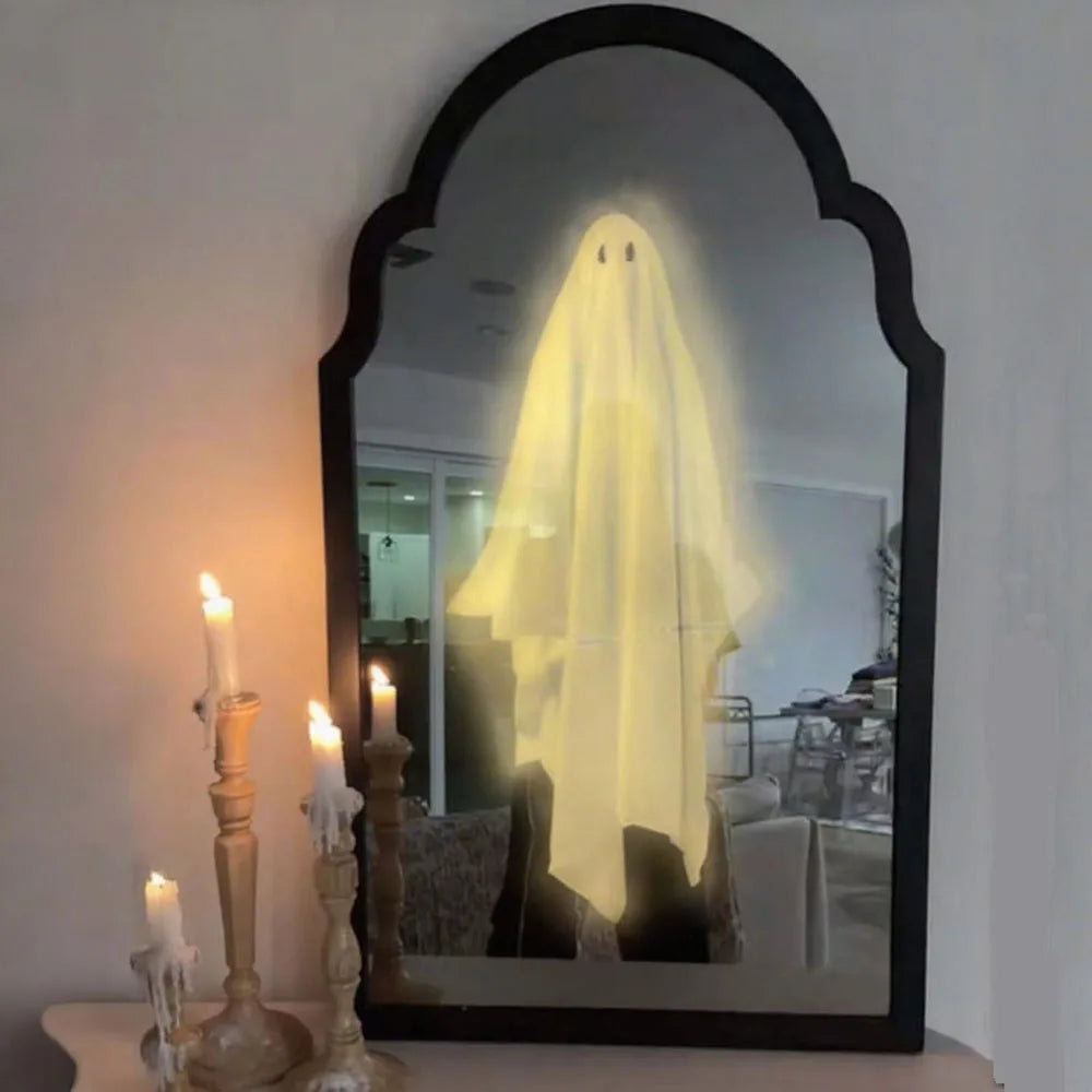 USB Halloween Hologram Ghost Mirror, Spooky Scary Ghosts for Halloween Decor - product image 1