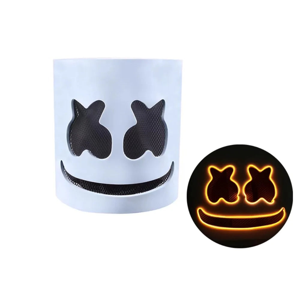 Dj Marshmallow LED Neon Halloween Mask - product image 12
