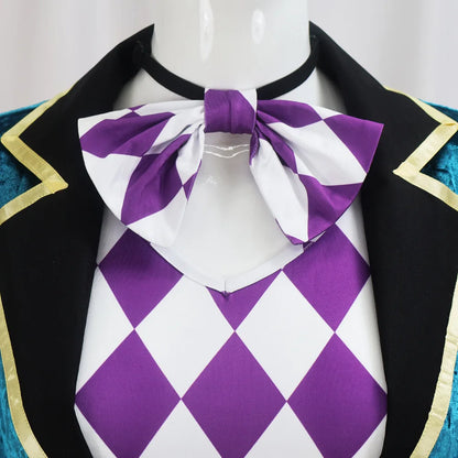Anime Magician Clown Mad Hatter Costume Women Alice in Wonderland Costume Halloween Circus - View 6