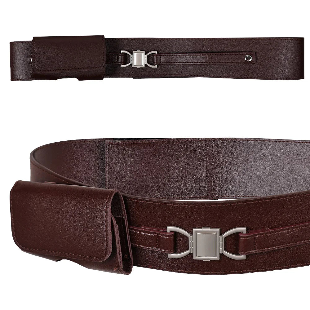 Juedi Knight Anakin Belt Black Brown Movie Space Battle Costume Fantasy Costume - Brown / XS（old）
