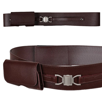 Juedi Knight Anakin Belt Black Brown Movie Space Battle Costume Fantasy Costume - Brown / XS（old）