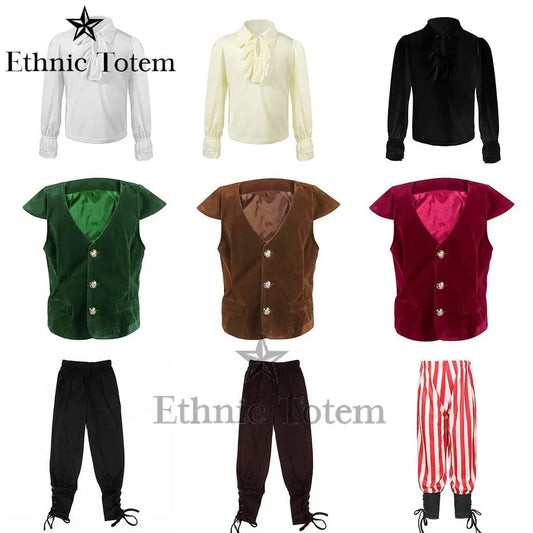 Pirate Medieval Victorian Renaissance Uniform for Costume