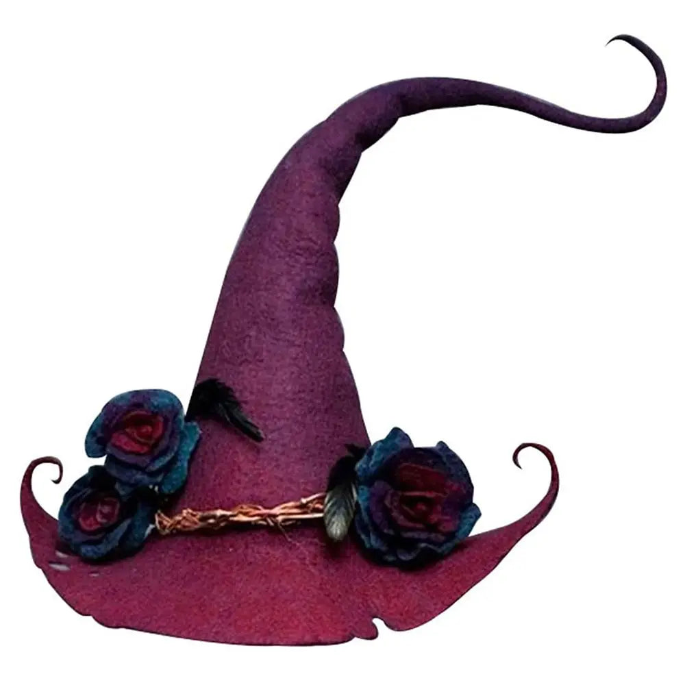 Masquerade Props Halloween Party Wide Brim Fashion Felt Witch Hats Magic - product image 7