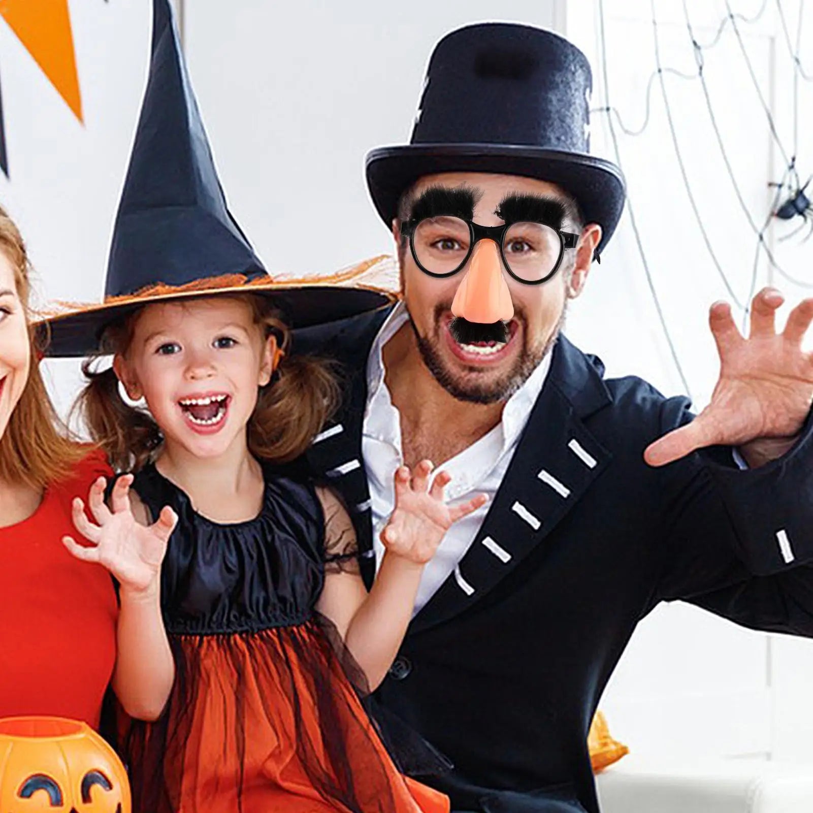 Black Glasses With Eyelash & Nose & Beard Halloween Party Decoration Glasses - product image 5