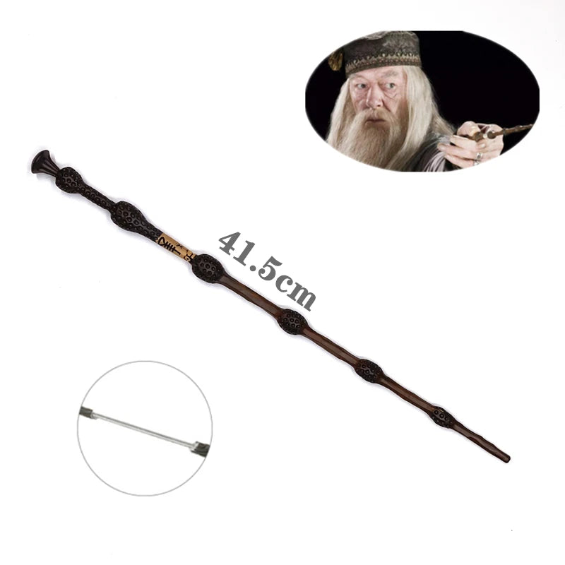 Wizard-Inspired Metal Core Magic Wand Cosplay Prop