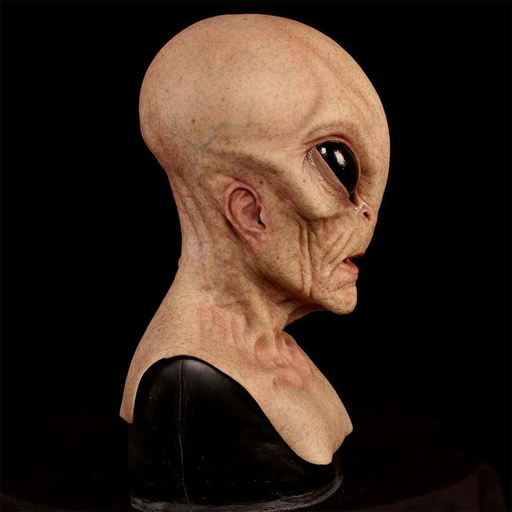Horrible Alien Mask Horror Alien Supersoft Mask Creepy Halloween Party Decoration Scary Funny Cosplay Prop - product image 3