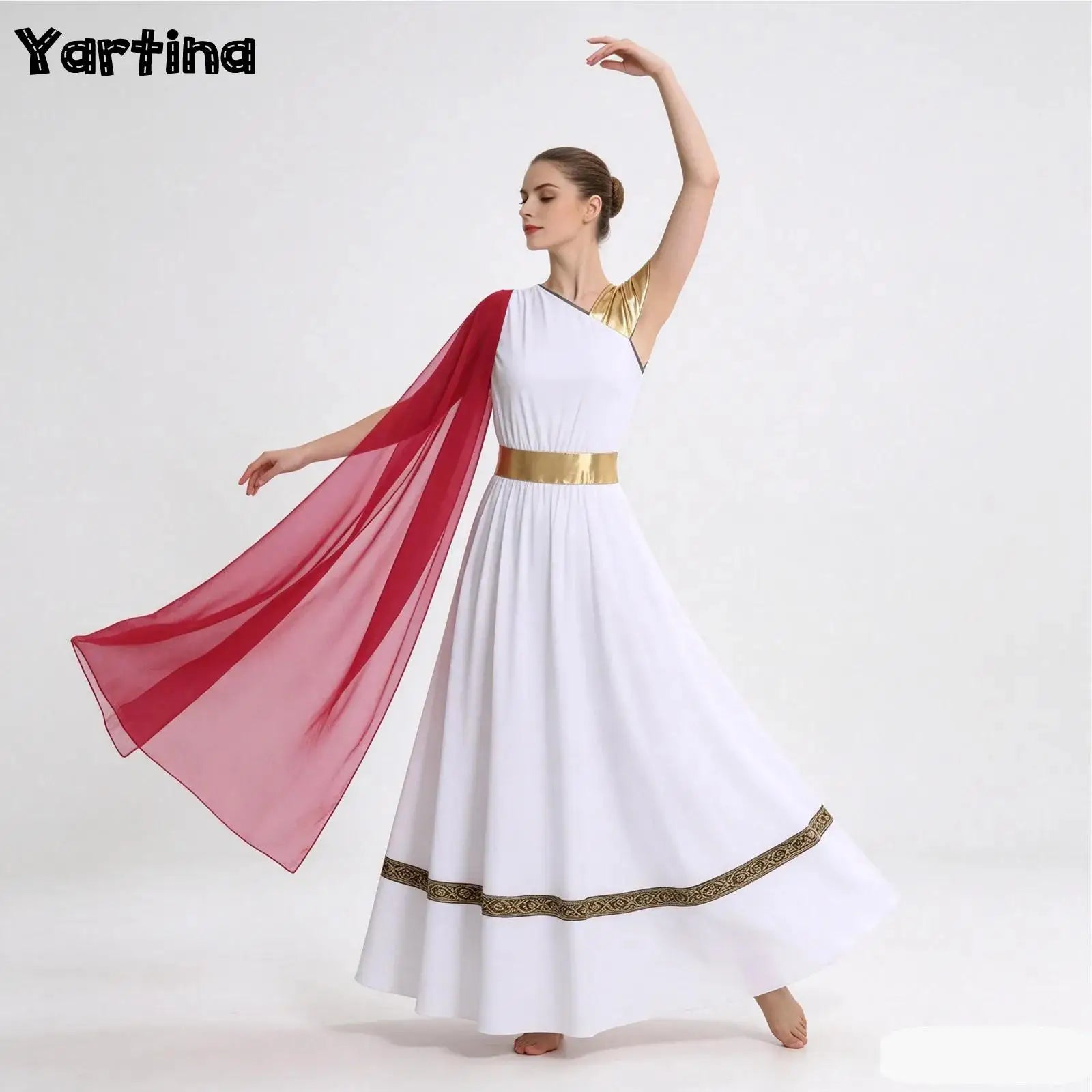Womens Adult Ancient Greek Princess Roman Spartan Warrior Carnival Cosplay Costume High Waist Roman Empress - product image 1