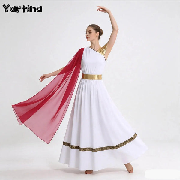Womens Adult Ancient Greek Princess Roman Spartan Warrior Carnival Cosplay Costume High Waist Roman Empress - product image 1