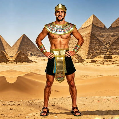 Men's Men Egyptian Ancient Egypt Pharaoh Accessories Dress Up Set Costume