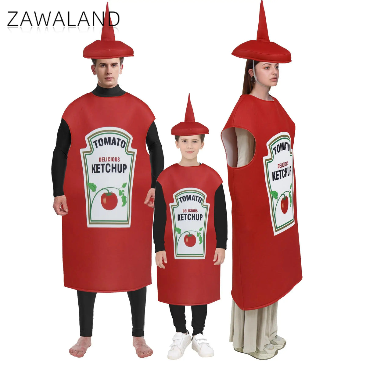 Adult Ketchup & Mustard Bottle Costume