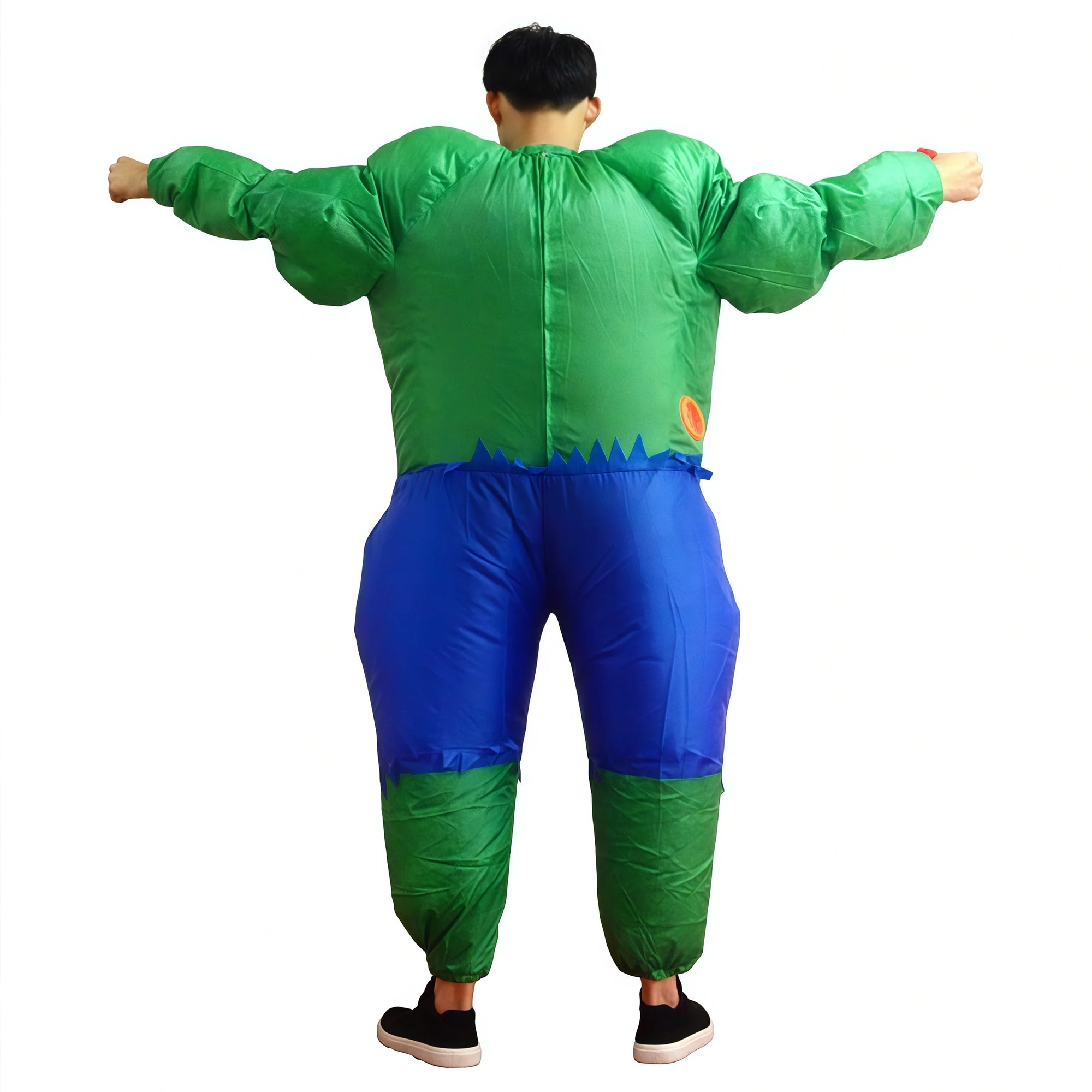 Inflatable Captain Hulk Super hero Cosplay Jumpsuit Costume Halloween for Man Party - product image 4