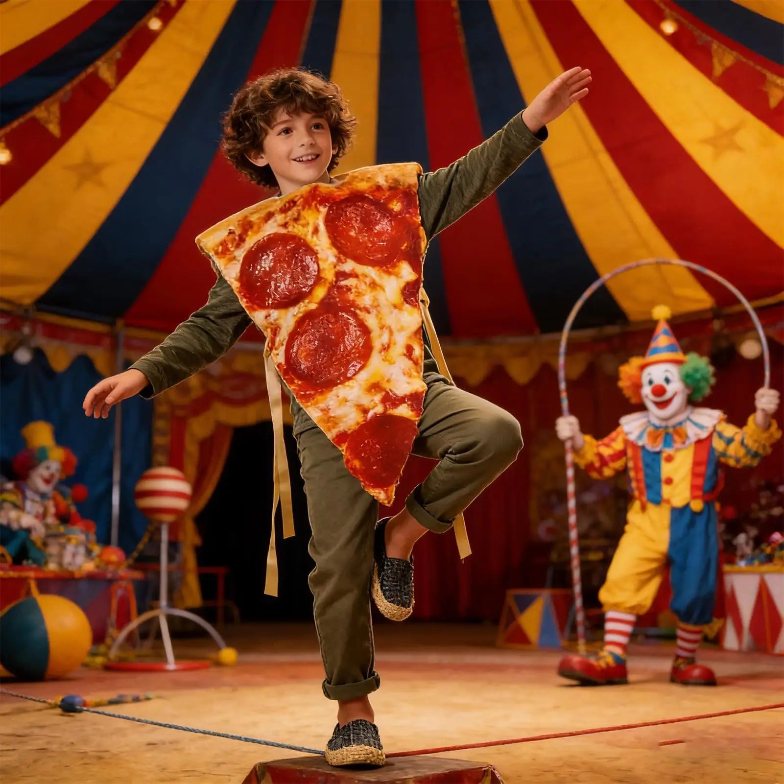 Couples Pizza Realistic Food Costume - alternate view 5