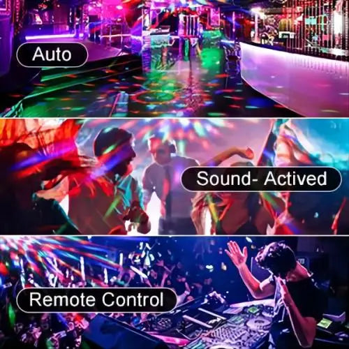 Disco Stage Lamp 2in1 Night Light Portable USB Plug Sound Controlled - product image 3