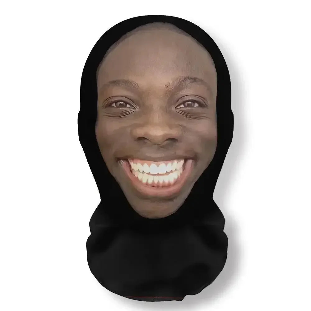 Costume Headwear Hip Hop Hood Hat Headgear 3D Printed Kanye Mask Elastic Mesh Halloween - View 42