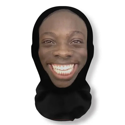 Costume Headwear Hip Hop Hood Hat Headgear 3D Printed Kanye Mask Elastic Mesh Halloween - View 42