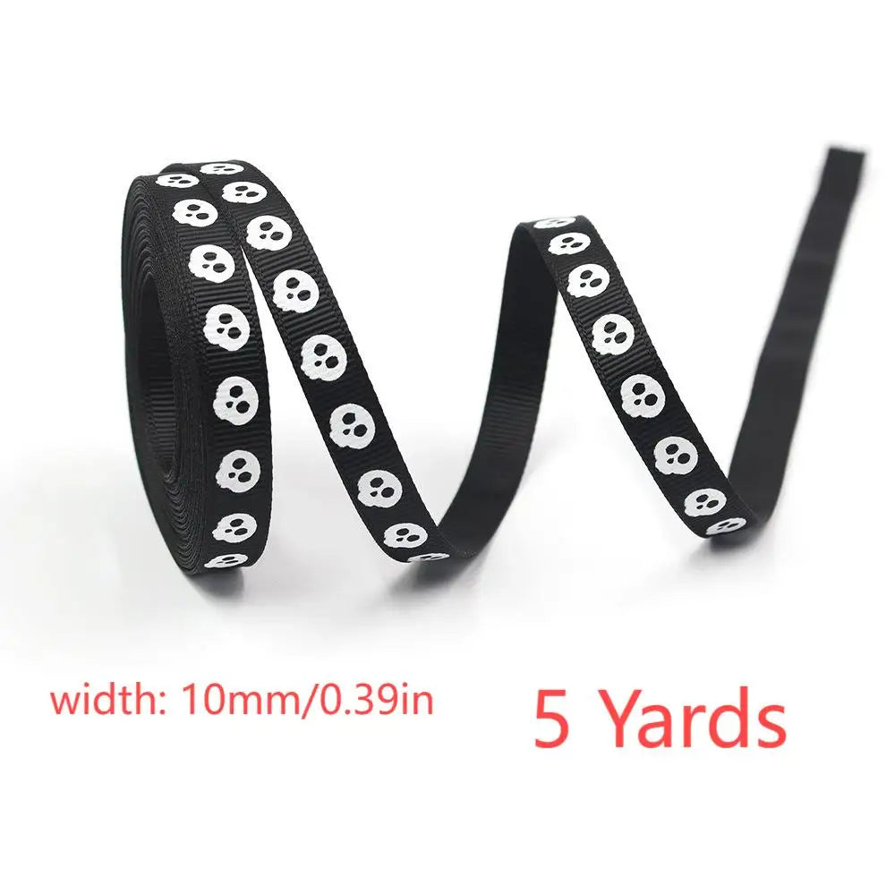10mm Halloween Ribbon Halloween Party Scene Decoration Bow Headpiece DIY - product image 18