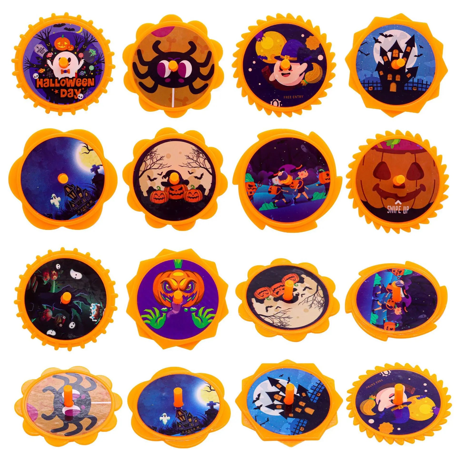 10PCS Halloween Fidget Toys Skull Pumpkin Stress Relief Sensory Toys for Boys Girls Halloween Party Favors - product image 4